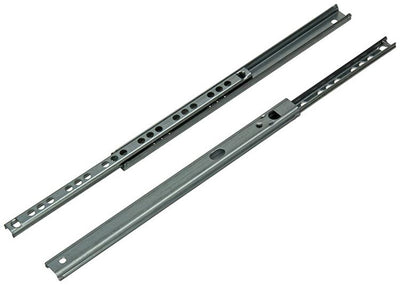 1014509 - Kugelführungen für Schubladen, verzinkt, 17 mm, 32–35 cm, 10 kg | 5 Stück