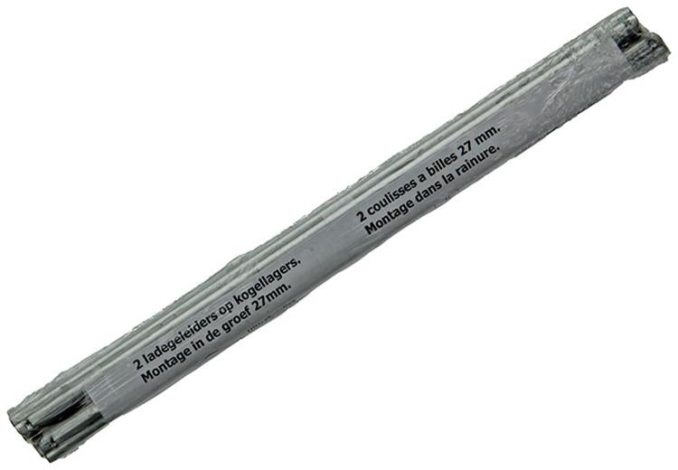 1014510 - Kugel-Schubladenführungen verzinkt27mm 25-40cm 12kg | 5 Stück