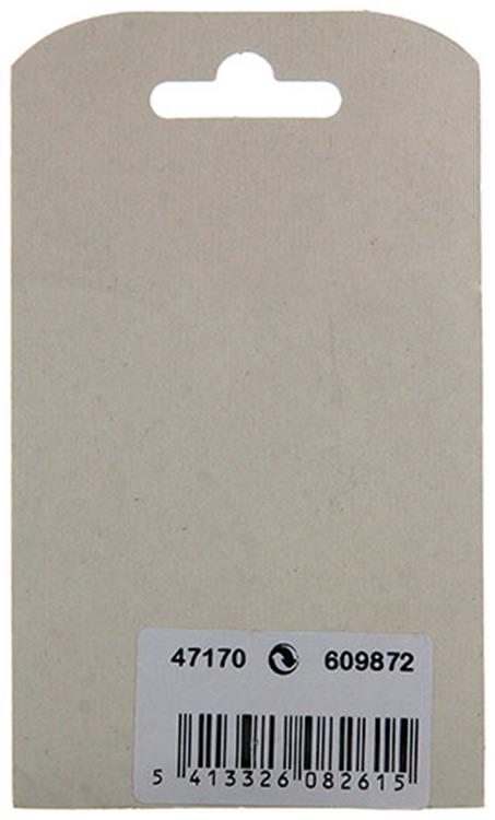 Mack 1013684 – 1 Schieberiegel Messing verchromt A 50 – B 16 mm | 5 Stück