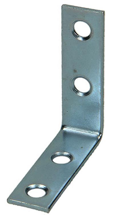 1013757 - 20 gefaltete Quadrate verzinkt 50x50x15mm | 10 Stück