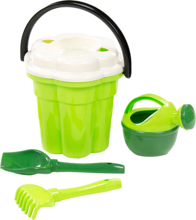 Cavallino Toys Cavallino XL Classic Bucket Set mit Bewässerung dose grün, 4dlg.