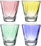 Leonardo Trinkglas 215ml sortiert Twist - Set 4