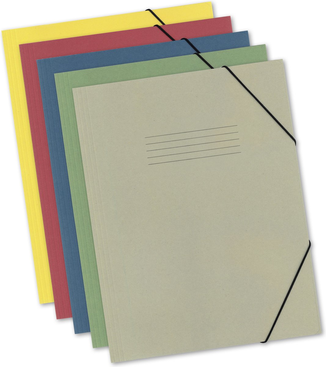 Kangaro Elasto-Ordner – A3 – 340-Gramm-Karton – schrumpfbar auf 5 Stück – verschiedene Farben – k-2077-99