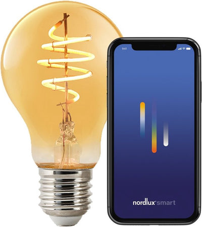 Nordlux LED GLS E27 4,7-60 W 2200 K Filament Gold Smart dimmbar – 2770250