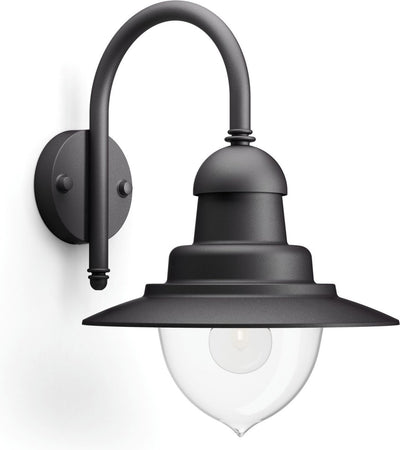 Philips LED Philips Raindrop Außenwandleuchte – 1-flammig – Schwarz