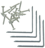 Mack 1013795 - 4 plissierte Quadrate weiß lackiert 60x60mm | 10 Stück - afbeelding 2