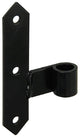 1013720 - Dek.-Scharnier links schwarz 150 mm | 10 Stück