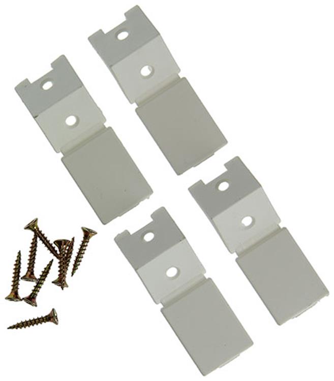Mack 1013641 - 4 Eckverbinder schmal weiß | 5 Stück