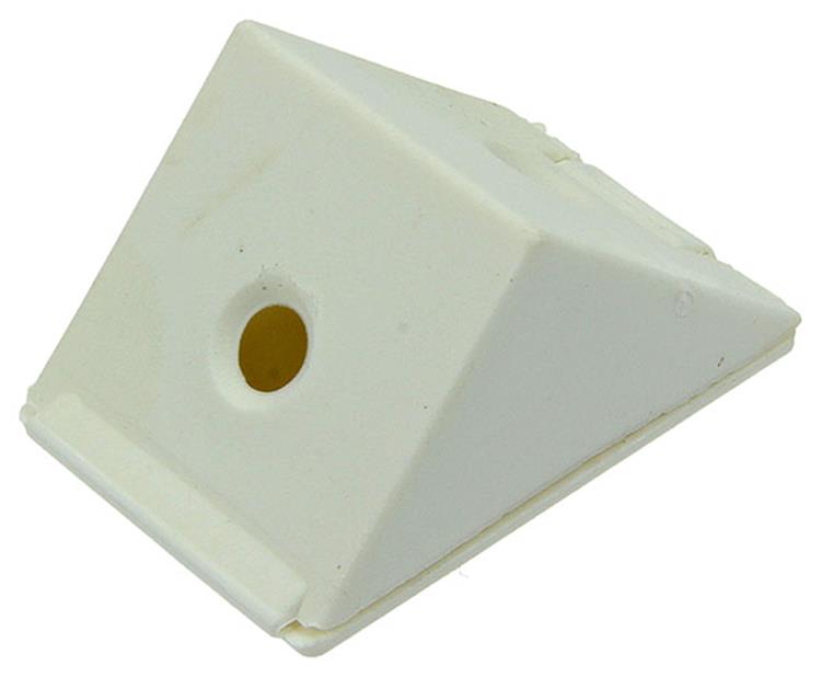 Mack 1013641 - 4 Eckverbinder schmal weiß | 5 Stück