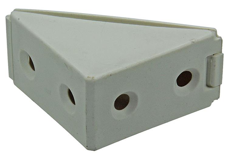 Mack 1013643 - 4 Eckverbinder hoch weiß | 5 Stück