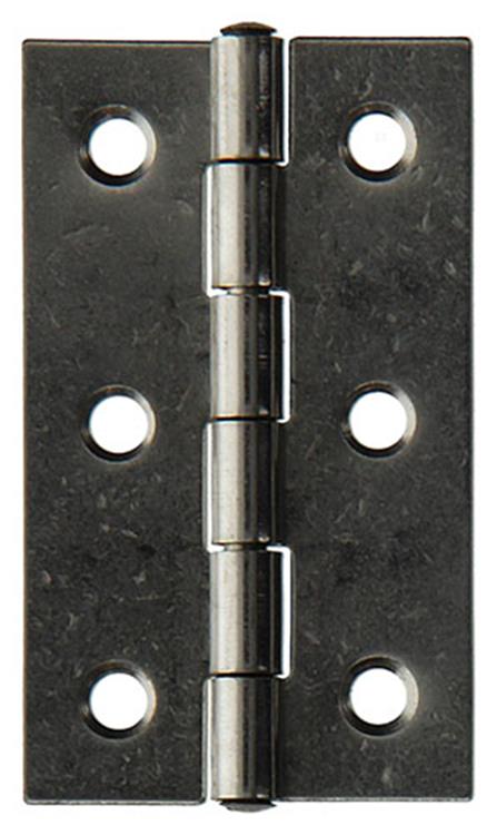 Mack 1013711 - 2 schmale Scharniere aus Edelstahl H 60 x B 35 mm | 5 Stück