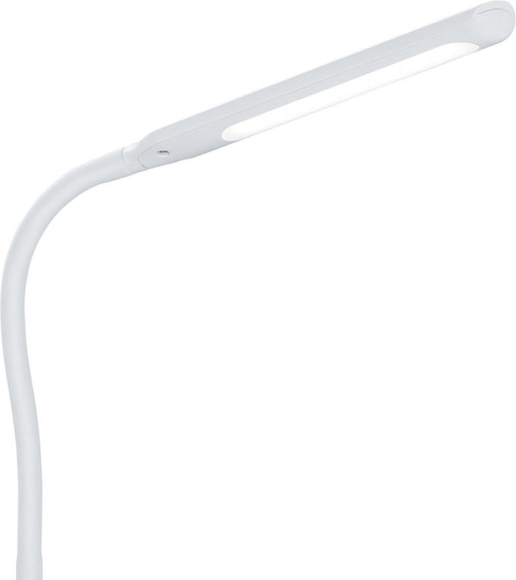 Trio Polo - Tischleuchte - Schreibtischleuchte - weiß matt - inkl. 1x SMD 5W - Lichtfarbe einstellbar - 4-Stufen-Touch - flexibel