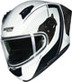Nolan N60-6 Sport Mesmerico 341 Weiß-Schwarz-Metall-Integralhelm – Größe S – Helm