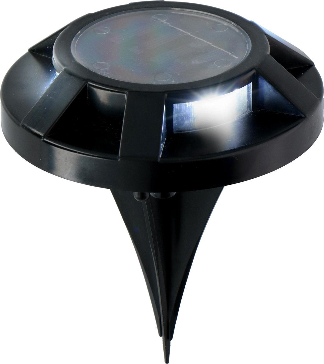 Grundig Bodenstrahler - Solar - ø 12 cm - 3x LED - Schwarz