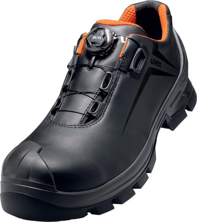 Uvex 6531 6531242 niedrige Sicherheitsschuhe S3 Schuhgröße (EU): 42 Schwarz Orange 1 Paar