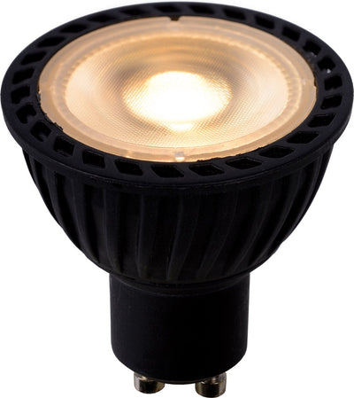 Lucide Mr16 – LED-Lampe – ø 5 cm – LED dimmbar – GU10 – 1 x 5 W, 2200 K, 2500 K, 2700 K, Schwarz
