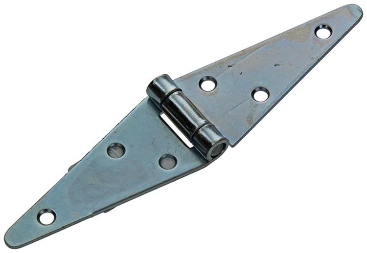 1014443 - Heckscharniere 2 gel.bl.plattiert. 200x50mm | 12 Stück