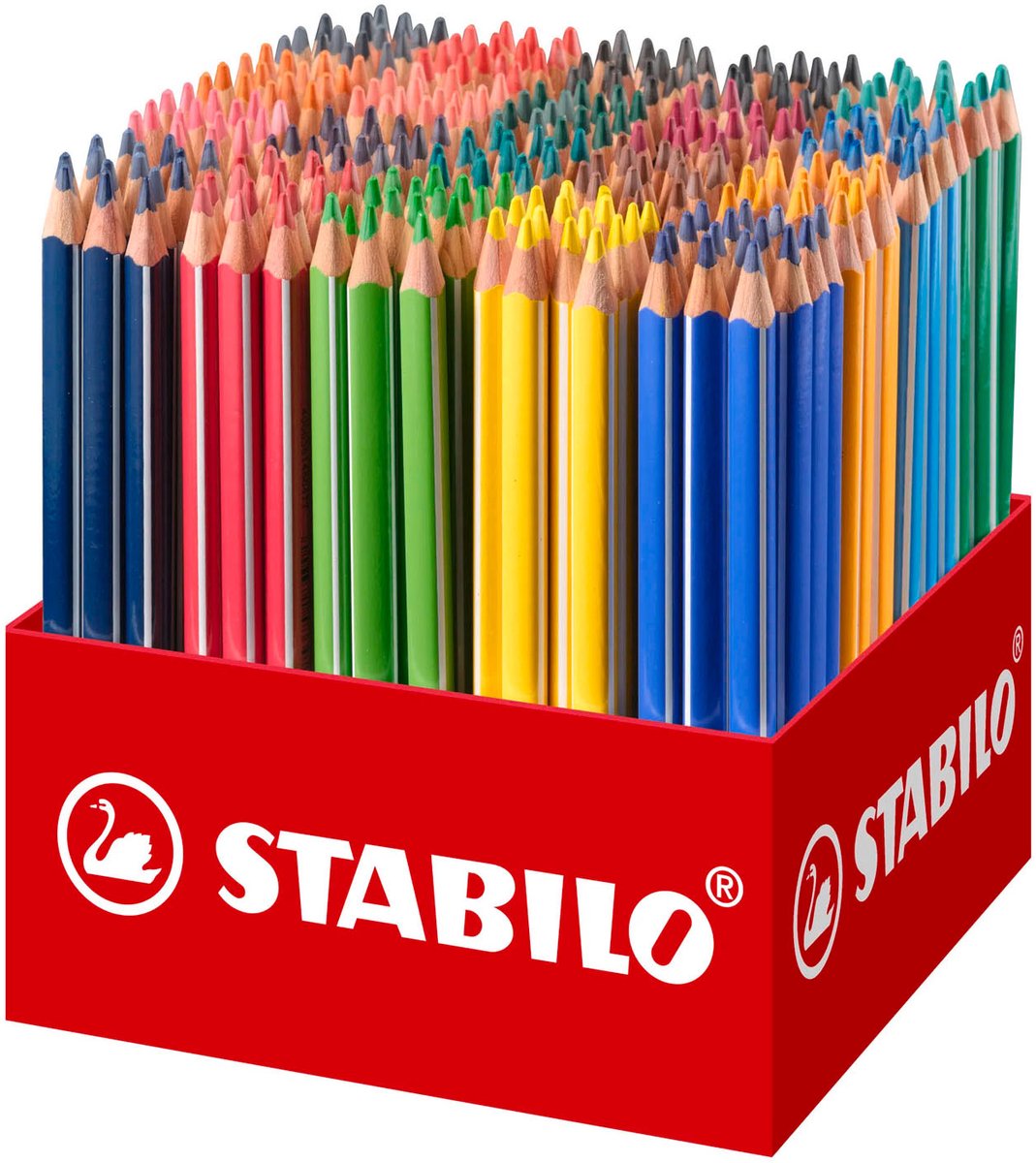Stabilo Trio dick – dreieckige Buntstifte mit extra dicker Mine – Schulpackung à 300 Stück