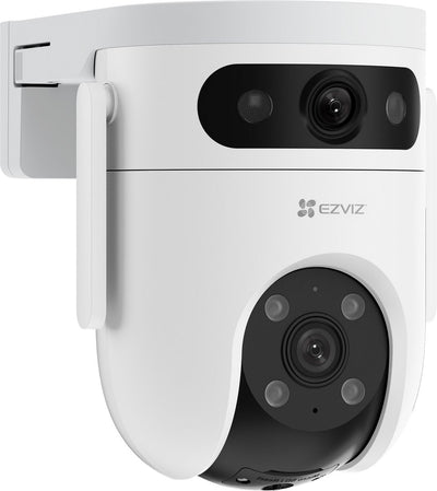 Ezviz h9c 3K+3K-Überwachungskamera für den Außenbereich mit zwei Objektiven – 360° Schwenk-/Neigefunktion – Patrouillenmodus, Nachtsicht-Personenerkennung – Zwei-Wege-Audio – keine monatlichen Kosten