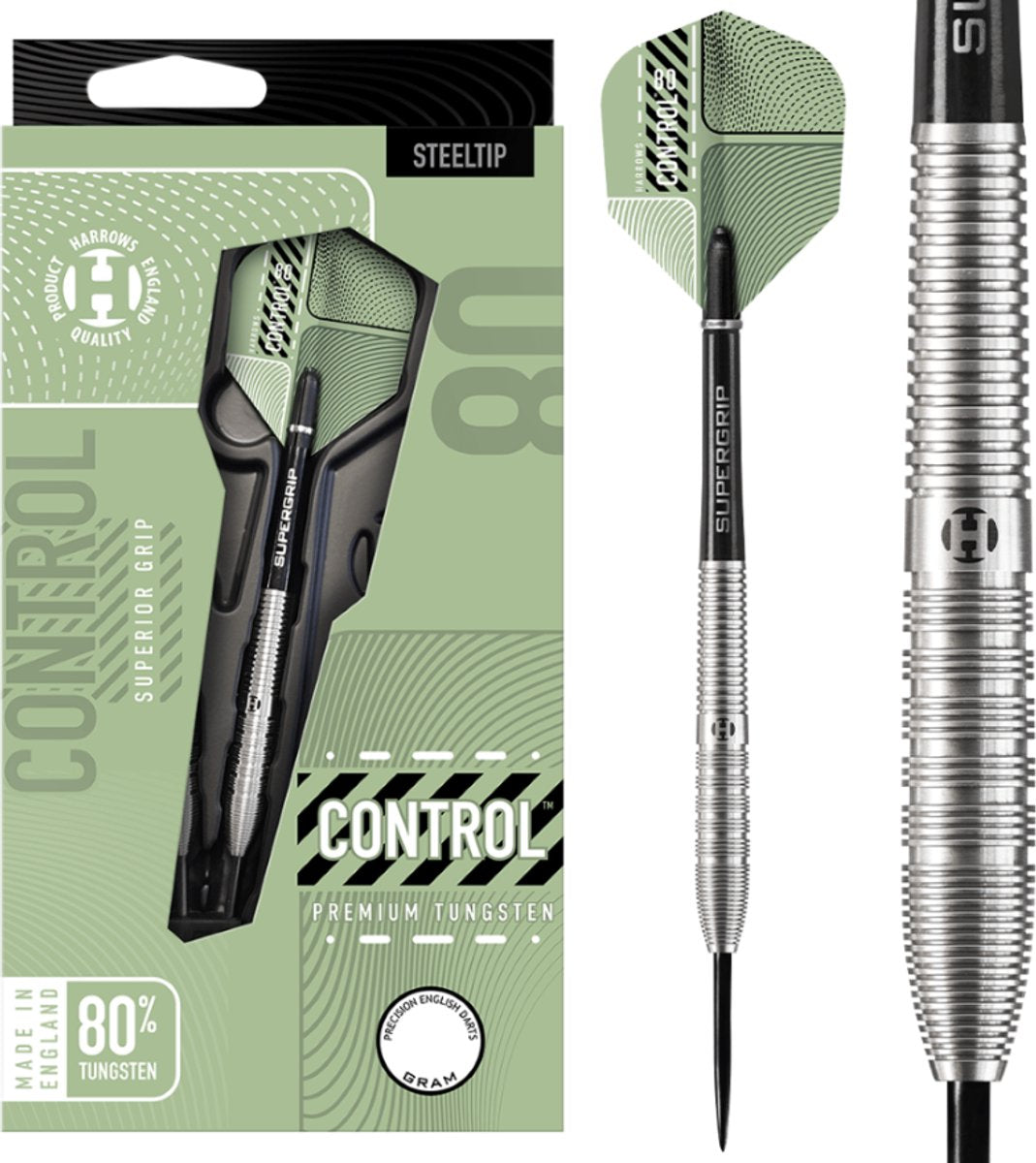 Harrows Control, konisch, 80 % Wolfram, 21 g