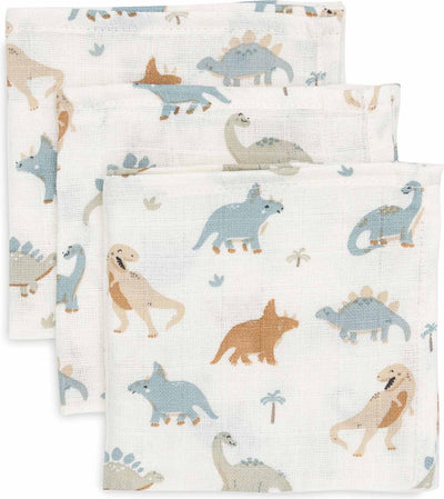 Jollein – hydrophiles Mundtuch 31 x 31 cm – hydrophile Baby-Tücher – 3 Stück – brüllend