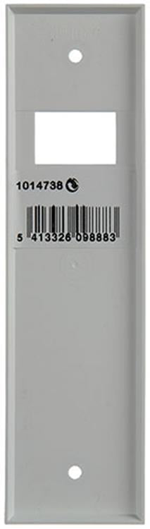 1014738 - weiße Abdeckplatte | 10 Stück