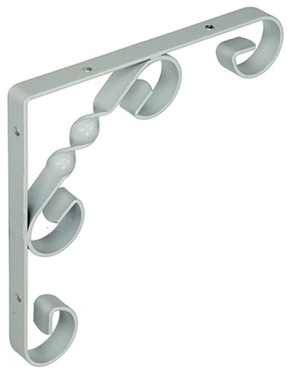 1014748 - Rustikal gedrehte Konsolensohle weiß150x150x13mm | 12 Stück
