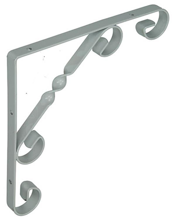 1014749 - Rustikal gedrehte Konsolensohle weiß200x200x13mm | 12 Stück