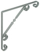 1014750 - rustikale gedrehte Konsolensohle weiß250x250x13mm | 12 Stück