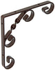 1014752 - rustikale gedrehte Kegelsohle braun 150x150x13mm | 12 Stück