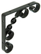 1014755 - rustikale gedrehte Kegelsohle schwarz 115x115x13mm | 12 Stück