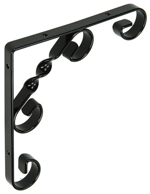 1014756 - rustikale gedrehte Kegelsohle schwarz 150x150x13mm | 12 Stück