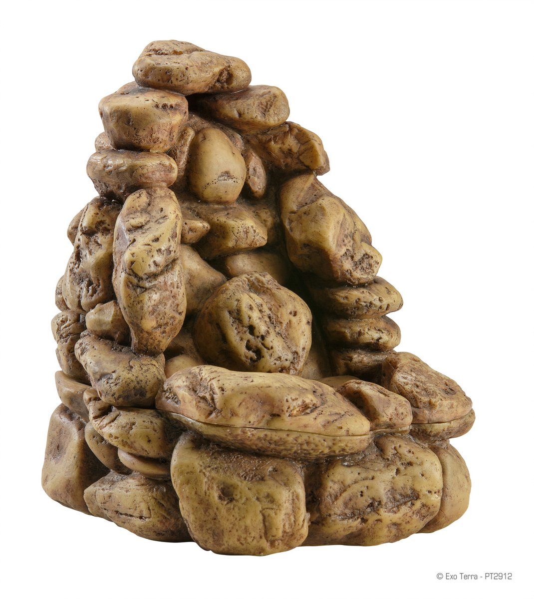 Exo Terra Kieselwasserfall – Terrariendekoration – mittel – 19 x 21,5 x 18,5 cm