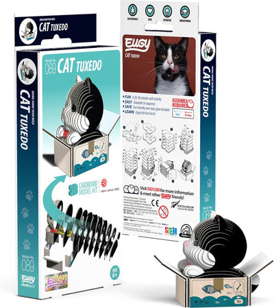Eugy 3D-Puzzle – Katzen – Smoking – Katzen – nachhaltig – alle sammeln – 6 Jahre