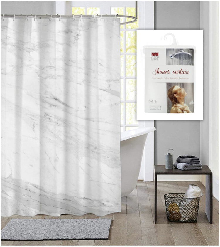 Niederländisches Haus Dutch House Duschvorhang 180x200 cm Marmor