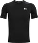 Under Armour UA HG Armour Comp SS-BLK Herren-Sportshirt – Schwarz – Weiß