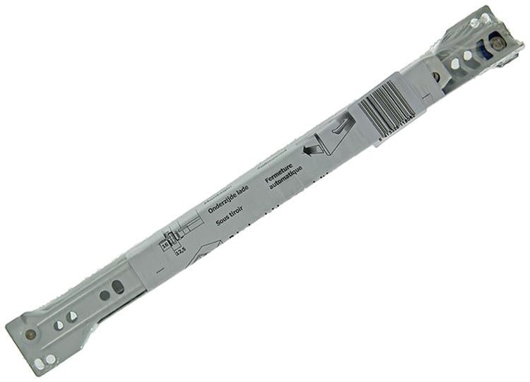 1013687 - Paar rollende Schubladenführungen weiß 25 kg 30 cm | 5 Stück