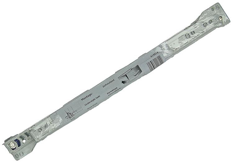 1013688 – Paar rollende Schubladenführungen weiß 25 kg 35 cm | 5 Stück