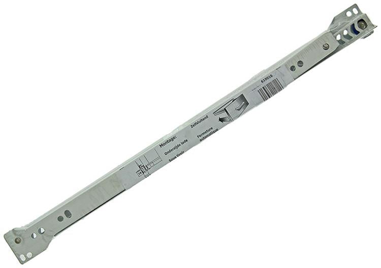 1013689 – Paar rollende Schubladenführungen weiß 25 kg 40 cm | 5 Stück