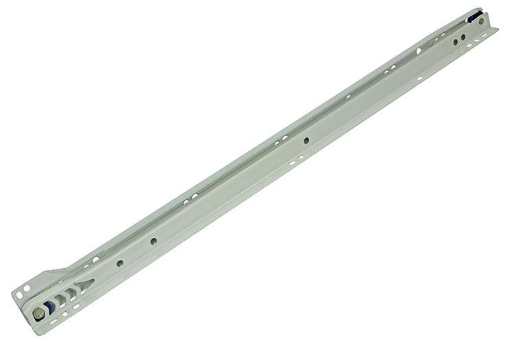 1013691 – Paar rollende Schubladenführungen weiß 25 kg 50 cm | 5 Stück