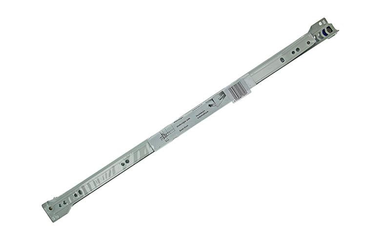 1013692 – Paar rollende Schubladenführungen weiß 25 kg 55 cm | 5 Stück