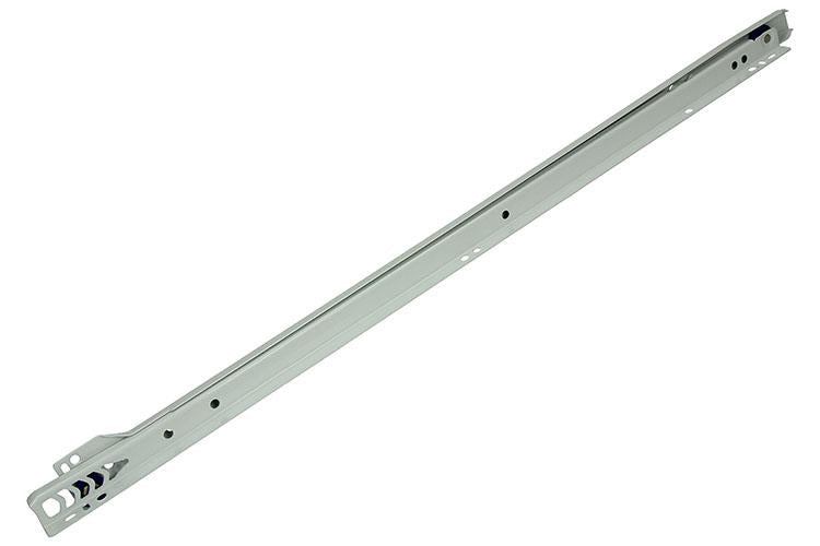 1013693 – Paar rollende Schubladenführungen weiß 25 kg 60 cm | 5 Stück