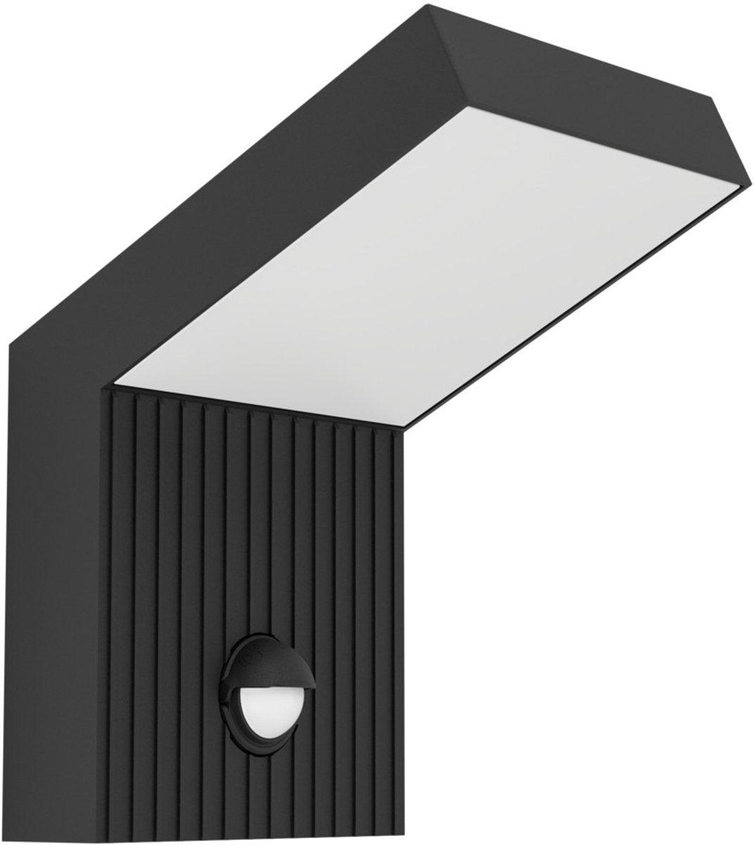 Eglo grottazzolina Außenwandleuchte - Sensor - LED - 17,5 cm - schwarz milchfarben