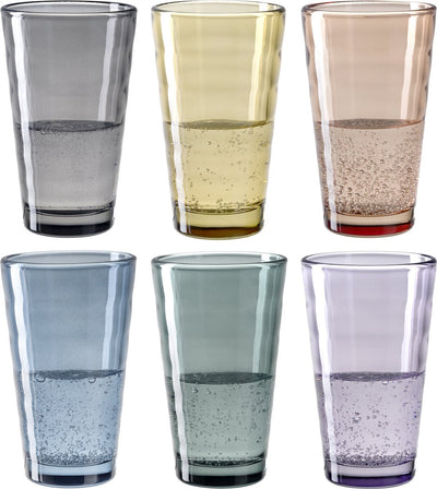 Leonardo Verso Longdrinkglas 300ml sortiert - Set 6