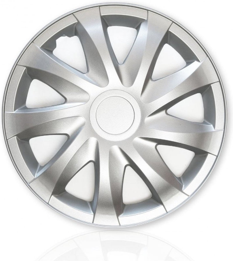Nrm Draco – Radkappen – 15 Zoll, 4er-Set – Silber