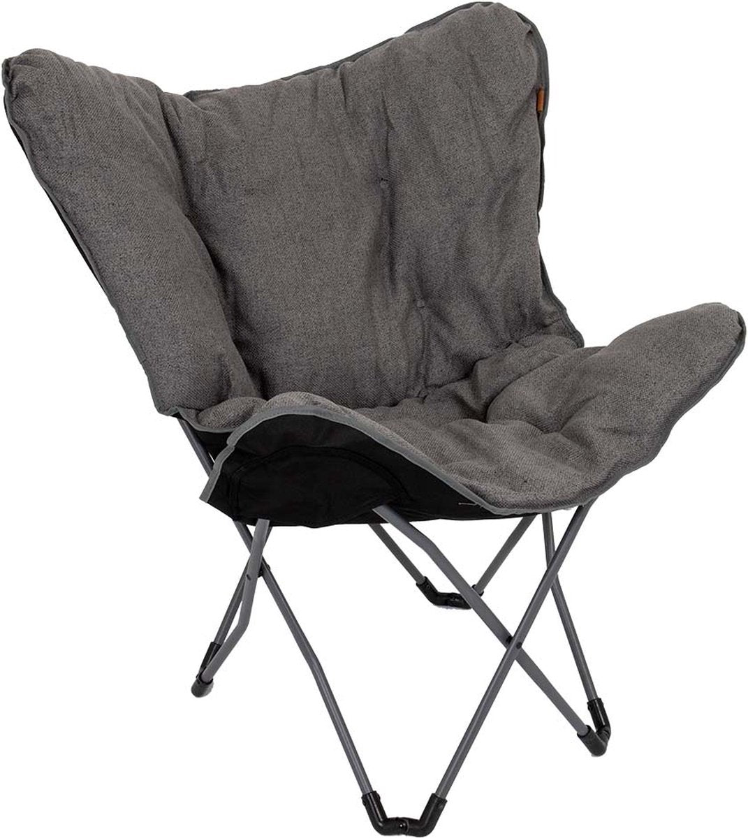 Bo-Camp – Urban Outdoor – Butterfly Chair – Grainger – L – Nika – Grau