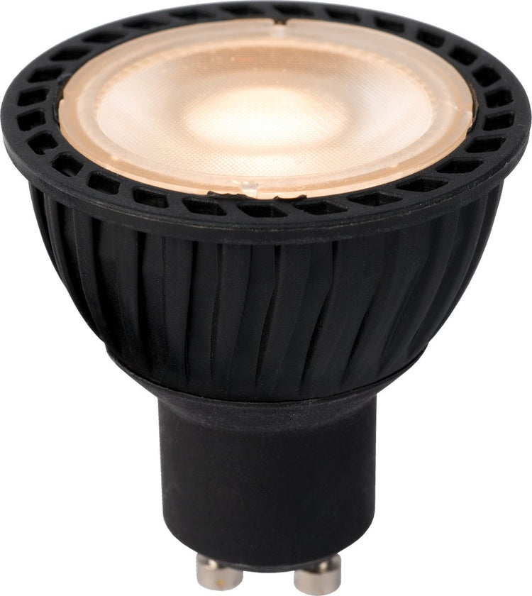 Lucide MR16 - LED-Lampe - ø 5 cm - LED - GU10 - 1x5W 2700K - Tag-Nacht-Sensor - Schwarz