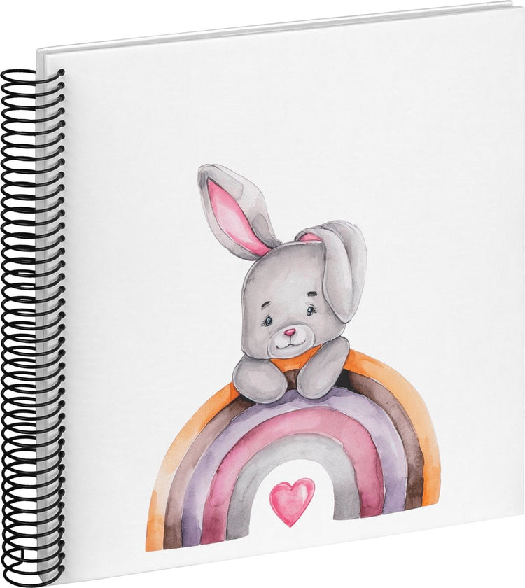 Walther sa-131 Hase Malin – Spiralalbum – Größe 25 x 25 cm – weißer Hase