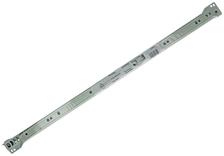 1013693 – Paar rollende Schubladenführungen weiß 25 kg 60 cm | 5 Stück