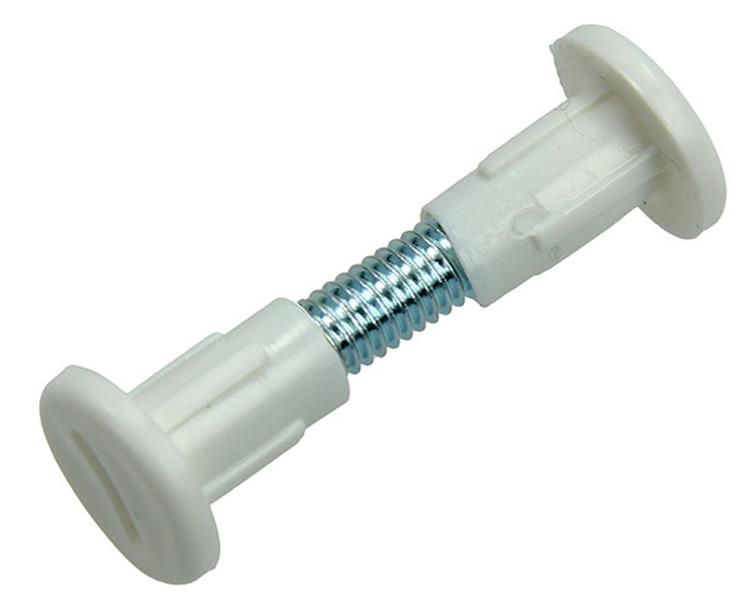 Mack 1013891 - 5 Verbindungsschrauben weiß 30-40mm | 10 Stück
